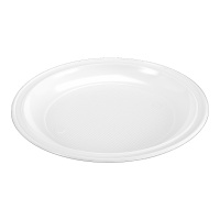 Assiettes en plastique de 25 cm - 100 unités