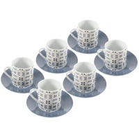 Tasse de 90 ml de café Hydraulique - 6 services