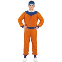 Déguisement de ninja Naruto orange et bleu pour jeunes